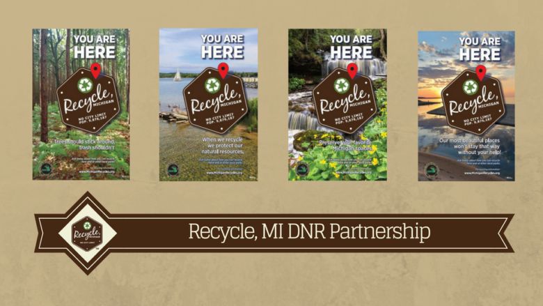 Recycle, MI in State Parks!